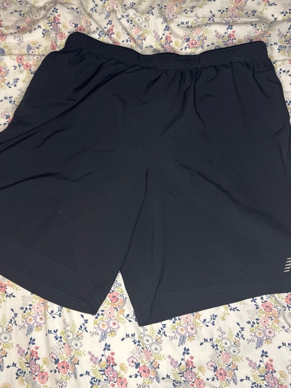 New Balance Black Women's Athletic Shorts with Elastic Waist